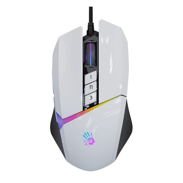 Mouse Gamer Bloody W60Max Cableado RGB 10000 CPI