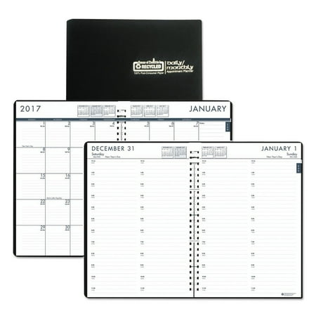 house of doolittle eco friendly 24 7 daily appointment book monthly
