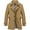Camel, variant on Men's Casual Cotton Jacket - Lightweight Work Coat Windbreaker for Everyday Wear