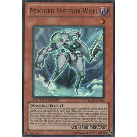 - Yugioh Meklord Emperor Wisel (JUMP-EN053) - Shonen Jump Magazine Promo Card- Limited Edition - Ultra Rare by Yu-Gi-Oh!