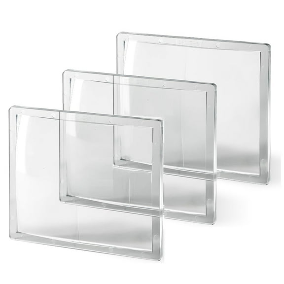 3PCS 3.54 X 4.25 Inch Magnification Welding Lens, 2.5 Cheater Lens Compatible with Mos y4053