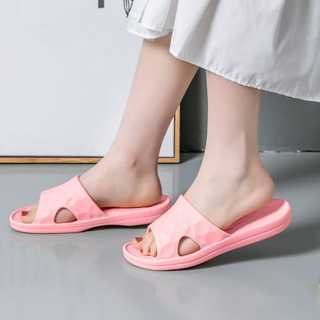 

Zpanxa Slippers for Women Non-slip Soft Bottom Bathroom Household Non-slip Lightweight Slippers Non-slip Soft Bottom Bathroom Household Lightweight Slippers Flip Flops for Women Pink 35-36