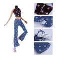 thumbnail image 6 of E-TING 5 Sets Doll Clothes Casual Wear Outfit 5 Tops 5 Trousers Pants for 11.5 inches Girl Doll, 6 of 6