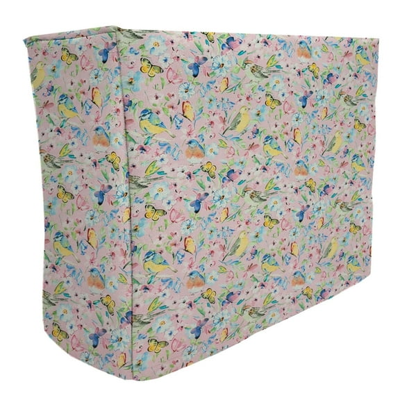 Birds & Butterflies in Blooms Cover Compatible with Ninja Foodi Digital Air Fry Oven by Penny's Needful Things (Light Pink)