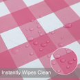 thumbnail image 3 of Vinyl Table Cloth, Oil-Proof Spill-Proof 100% Waterproof PVC Square Tablecloth, Wipeable Plastic Table Cover for Outdoor, Picnic, Camping, 3 of 6