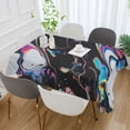 thumbnail image 2 of Yayeee Tablecloths 60" x 120" Rectangle Wrinkle Resistant Party Table Cover, Black, 2 of 8