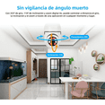 thumbnail image 3 of 2pcs Cámara  Blossom De Seguridad Wifi De 360° Visión Nocturna Alarma blanco, 3 of 5