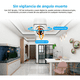 thumbnail image 3 of 2pcs Cámara  Blossom De Seguridad Wifi De 360° Visión Nocturna Alarma blanco, 3 of 5