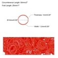 thumbnail image 2 of Uxcell Rubber Band Red Stretchable Rubber Elastic Band 0.55inch Dia with S-Clips for Home Office, Pack of 600, 2 of 5