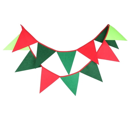 JZROCKER Pennant Banner Flag Bunting for Christmas Birthday Graduation Parties