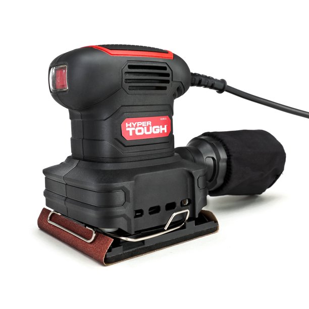 Hyper Tough 2 Amp Corded 1/4-Sheet Palm Sander with Dust Bag