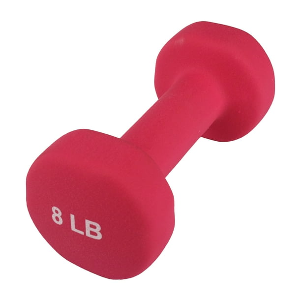 MAHA Fitness Single Dumbbell 8 lbs (Red)
