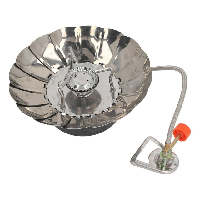 Portable Mini Camping Stove Folding Stable Support Wind High Efficiency Gas Stove Designed for Outdoor Hiking