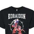 thumbnail image 3 of Pokémon - Koraidon Collegiate - Juniors Cropped Cotton Blend T-Shirt, 3 of 5