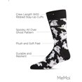 thumbnail image 3 of MeMoi Men's Halloween Cool Ghoul Ghost Novelty Crew Sock - Mens - Male, 10-13, Black, 3 of 8