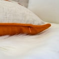 thumbnail image 4 of Homey Cozy Pumpkin Leaf Floral 14"x 20" Throw Pillow with Insert Blue, 4 of 5