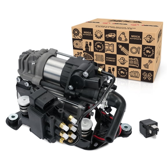 MOCA AUTOPARTS P-3471 Air Suspension Compressor w/ Bracket Fit for 2016-2022 BMW 740i 3.0L & 2016-2022 BMW 750i xDrive 4.4L & 2017-2022 BMW M760i M760Li xDrive 6.6L