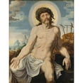 thumbnail image 3 of Workshop of Maarten van Heemskerck 15x18 Black Modern Framed Museum Art Print Titled - Christ as the Man of Sorrows (C. 1545 - C. 1550), 3 of 5