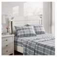 thumbnail image 2 of Home - Queen Sheets, Cotton Flannel Bedding Set, Brushed for Extra Softness & Comfort (Mulholland Plaid Grey, Queen), 2 of 5