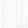 thumbnail image 5 of Raindrops Transparent ABS Student Rulers Clear Markings Dual Units for Daily Use 30Pcs, 5 of 8