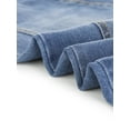 thumbnail image 7 of Unique Bargains Women's Plus Size Stretch Washed Mid-Rise Skinny Jeans Denim Pant, 7 of 7