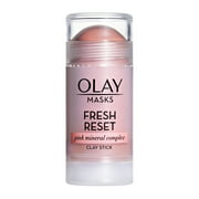 Olay Fresh Reset Pink Mineral Complex Clay Face Mask Stick Facial Cleanser, 1.70 Fl o.z