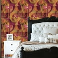 thumbnail image 2 of Peel and Stick Wallpaper Meditative Abstract Wine Art Glowing Lighting Geometric Design Wall Mural 23.6in x 9.8ft Self Adhesive Removable Wall Paper Renter Friendly Wallpaper for Kitchen Cabinets, 2 of 8