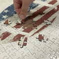 thumbnail image 5 of Ambesonne Sports Jigsaw Puzzle, American Flag Football, Heirloom-Quality Fun Activity for Family Durable Cardboard, 1000 pcs, Cream Blue Red, 5 of 6