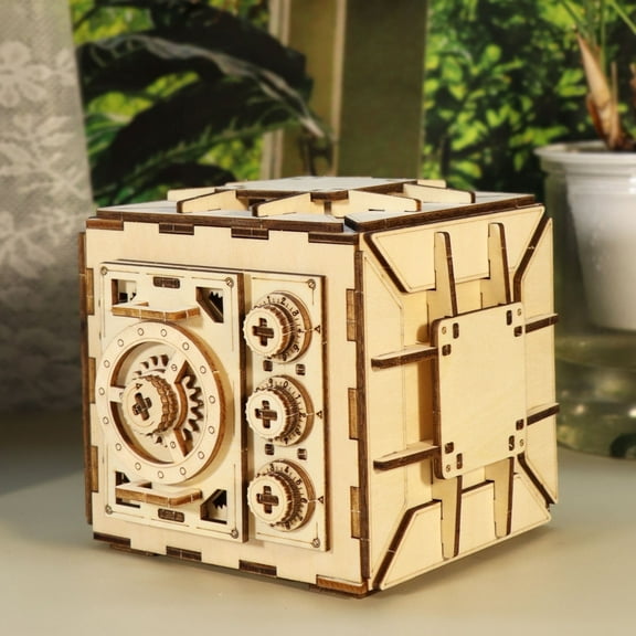 Model Kits to Build Adult Crafts Combination Lock Box Unique Gifts for Men