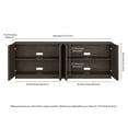 thumbnail image 5 of Morse Rectangular TV Stand for TV's up to 75" in Alder Brown, 5 of 9