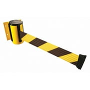 Tensabarrier Belt Barrier, Yellow,Belt Yellow/Black 896-STD-35-MAX-NO-D4X-C