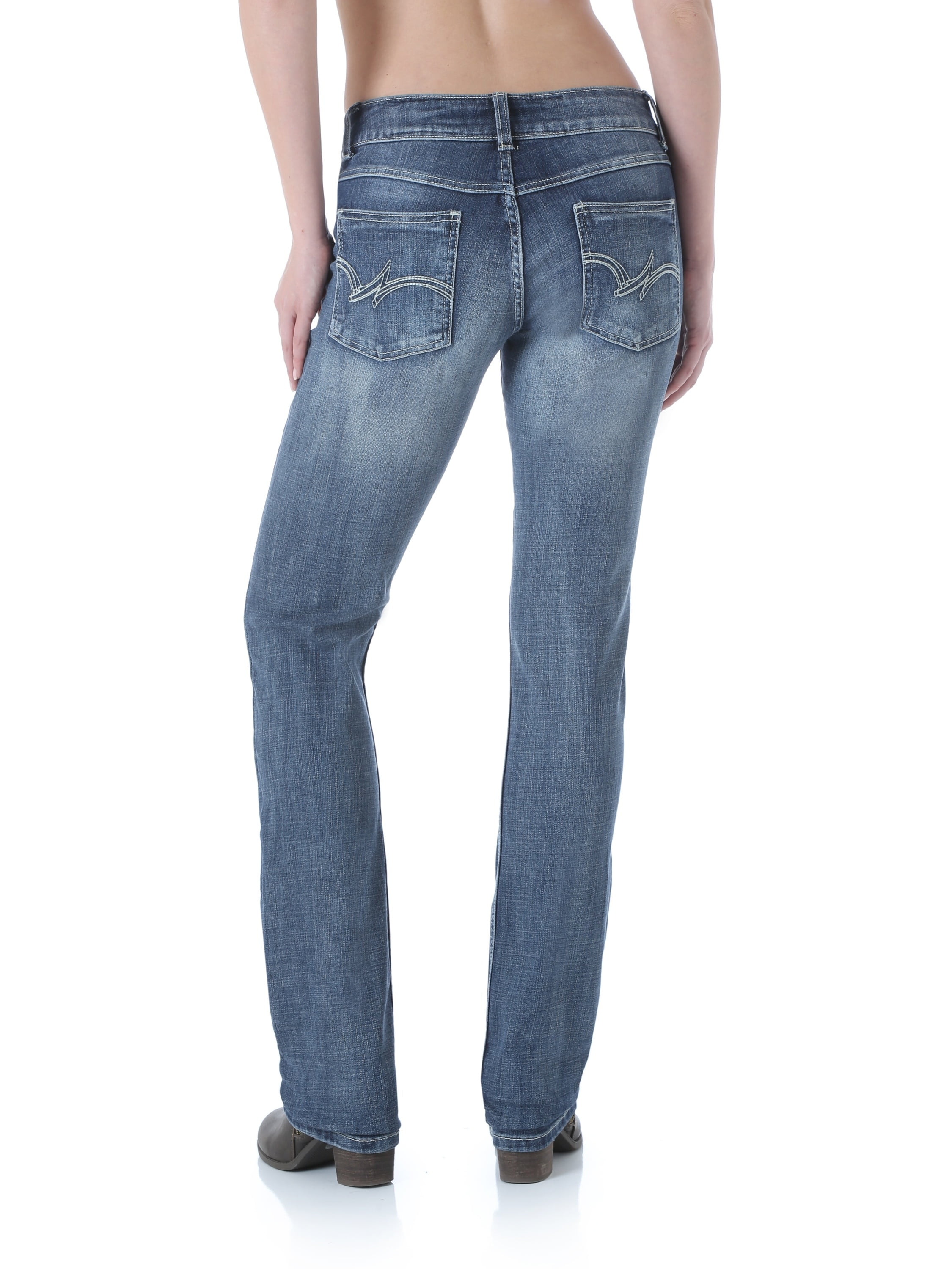 womens mid rise straight leg jeans