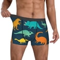 thumbnail image 2 of Kdxio Men's Boxer Briefs with Hand Drawn Seamless Print - Comfortable and Breathable Underwear for Everyday Wear, 2 of 7
