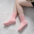thumbnail image 2 of FANGQIULI Womens Fuzzy Socks Cozy Fluffy Winter Warm Slipper Socks Microfiber Soft Home Sleeping Socks, 2 of 6