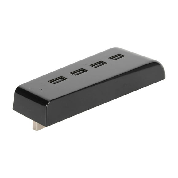 USB 2.0 High Speed Expansion Hub , 4 Port Easy Access Professional Plug And Play Black Multiple Devices Available USB Hub For Game Console Accessories