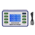 thumbnail image 2 of USB  Station PWM Power Chip 8 Ports USB  45W QC3.0 USB A Digital Display  Multiple  For Smartphones Tablets Smartwatches, 2 of 8