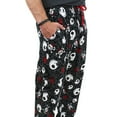thumbnail image 7 of Disney Nightmare Before Christmas Jack Skellington Mens Holiday Lounge Pajama Pant MS23PT68, 7 of 7