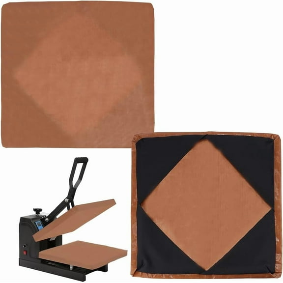 2Pcs Wrap Cover DIY for Heat Press Platen 15x15 Inch Heat Resistant Reusable Sheets Pad Mat Pillow Protector DIY for Sublimation Heat Pressing Machine Peru