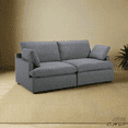 thumbnail image 3 of Urban Cali Long Beach Causeuse Modulaire (Gris), 3 of 36