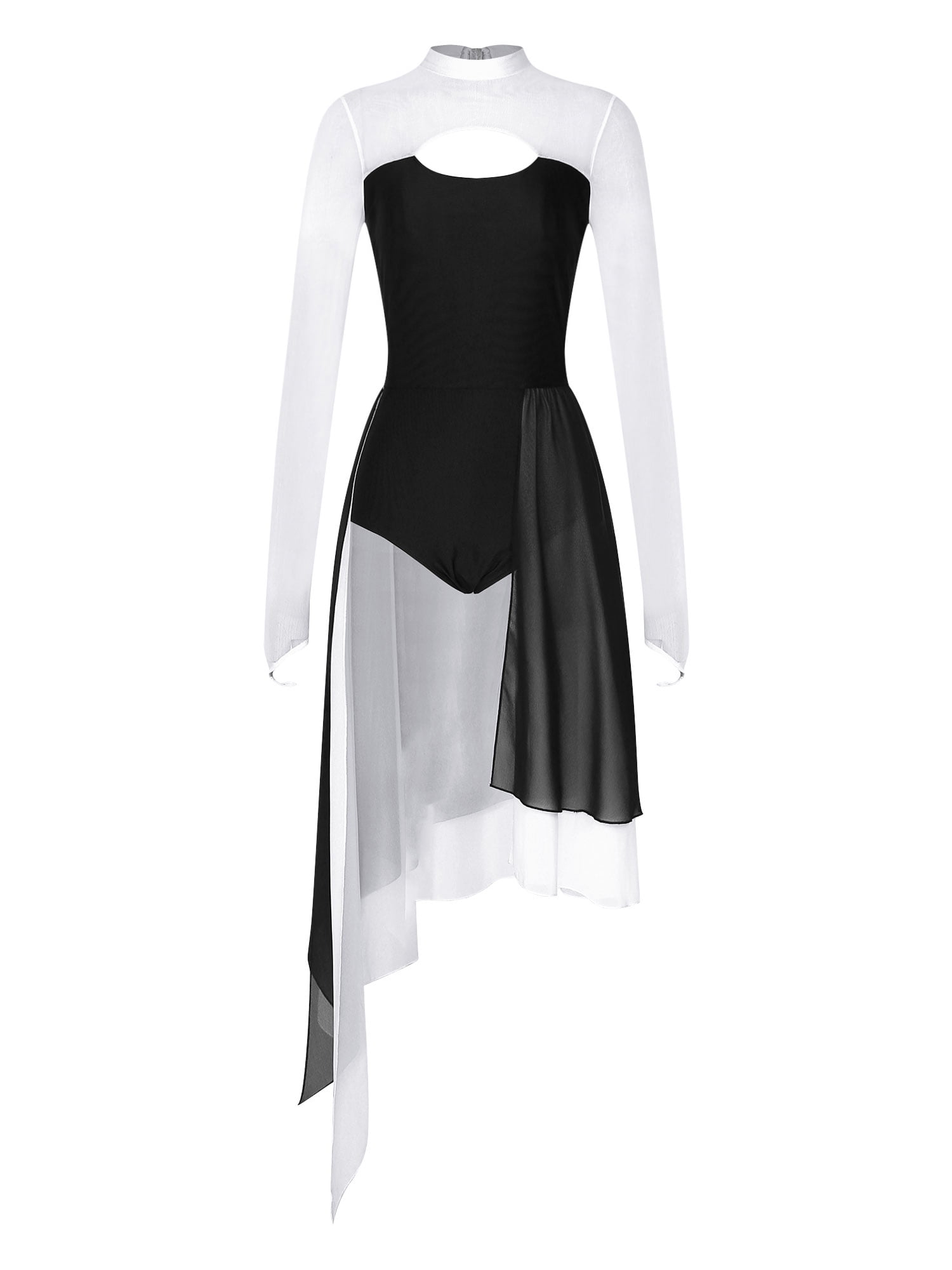 Dames ballet lyrische dans performance kostuum prom party jurk