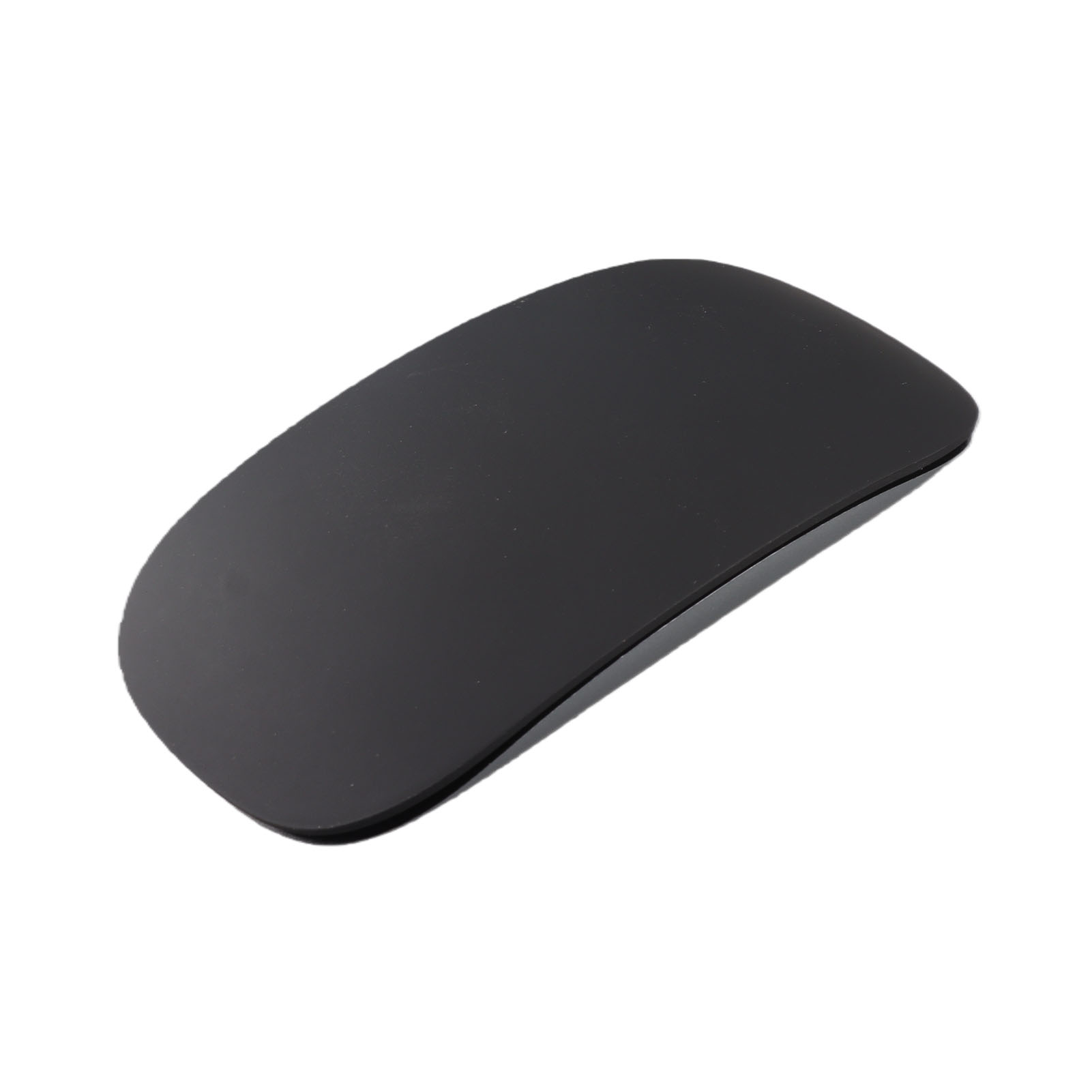 M Buder Wireless Bluetooth Mouse, Ergonomic Curved Optical Touch USB C Rechargeable Slim Silent Travel Computer Mouse for PC Laptop, Black (4.72 in / 12 cm)