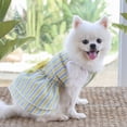 thumbnail image 2 of Autumn Bow Spring Knot Clothes Pet Summer Skirt Dress Dog Cat Supplies Dress Wedding Plaid Stripes Pet clothes Dog Clothes for A Female Yorkie Clothes Cat Dresses Small Little Cat Clothes Pajamas for, 2 of 2