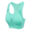 thumbnail image 4 of Women Professional Absorb Sweat Top Sports Bra Mesh breathable Bra Push Up Padded Running Gym Fitness Top, 4 of 5