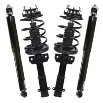 AutoShack Front Complete Strut & Coil Spring Assembly with Rear Shock Absorbers Set for 2011-2014 Ford Mustang 3.7L 5.0L V6 V8 RWD | Full-vehicle Suspension System Replacement Kit CSTKS0010