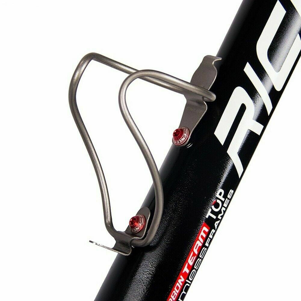 Bicycle Titanium Alloy Water Bottle Cages Super Lightweight for Mountain Road Bike
