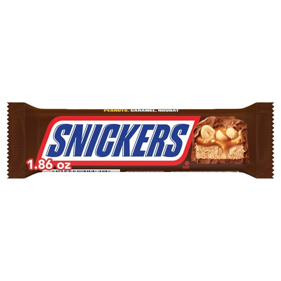 Snickers Milk Chocolate College Basketball Candy Bar - 1.86 oz - Pack of 2