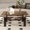 Brown+Black, variant on Elegant Coffee Table With Smooth Tempered Glass And Refined Look Modern Ample Storage Area