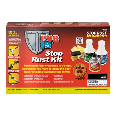 POR-15 40909 Stop Rust Kit - Permanent 3-Step Rust Preventive