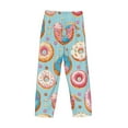 thumbnail image 5 of Xecao Colorful Donut Men's Straight Lounge Pajama Pants: The Ultimate in Comfortable Sleepwear, 5 of 9