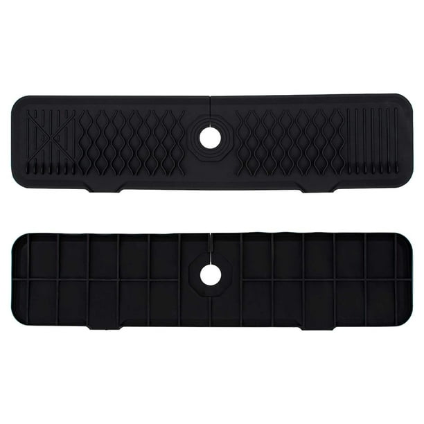 Fiudx Almohadilla para Grifo Inclinada, Tapete Antideslizante de Cocina de 61 Cm, Cojín para Fregadero de Secado Rápido, Material Apto para Uso Alimentario, Ideal para Baño y Cocina, Solución Práctic